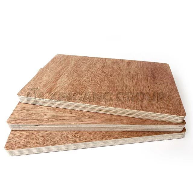 9mm Resistant To Deformation Wood Grain Bintangor Plywood For Packing